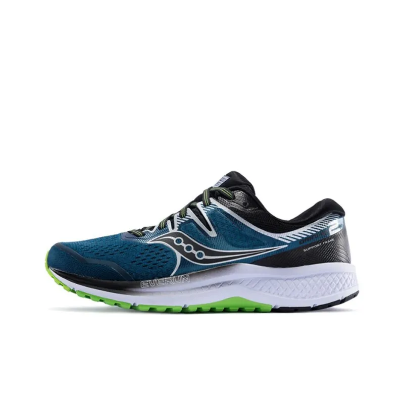 Saucony Omni ISO2 Running Shoes Men Low-Top Dark Blue Silver-0