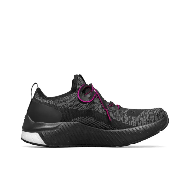 Skechers Go Run Steady Sports Shoes Black/White/Purple Women's-1