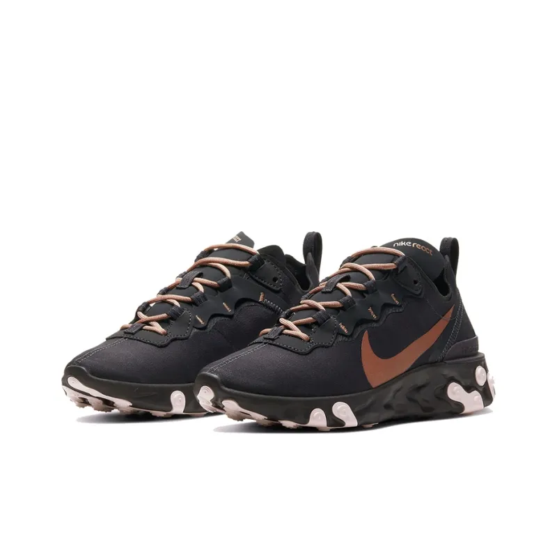 Nike React Element 55 Oil Grey Copper Women's-2