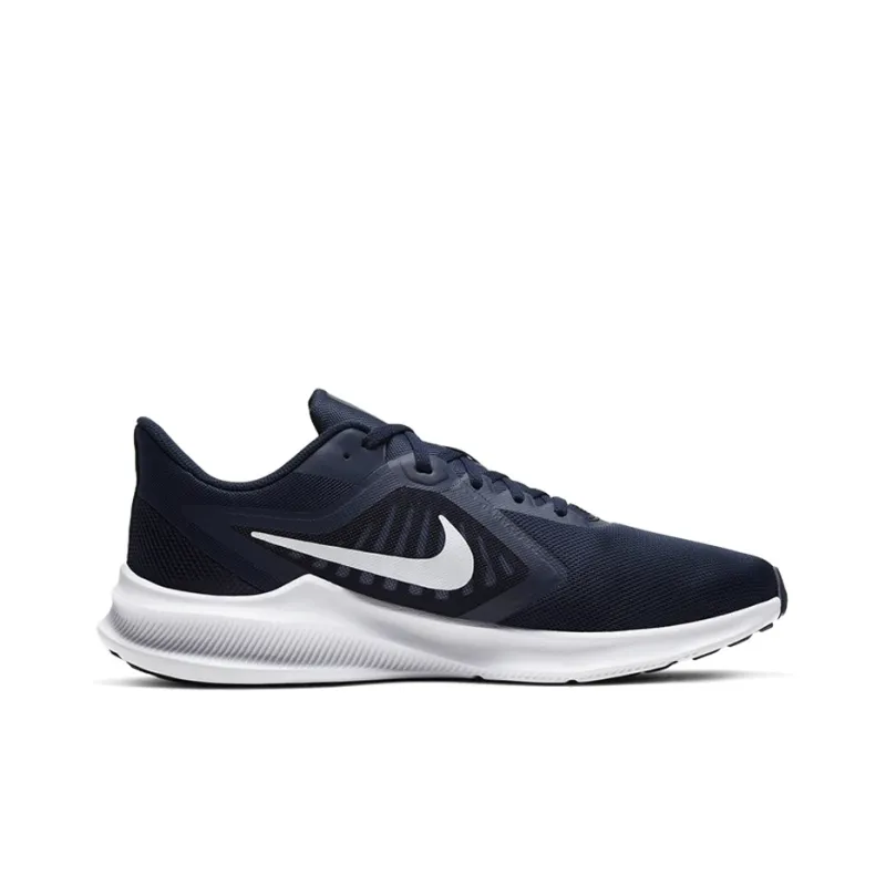 Nike Downshifter 10 Cushioning Anti-Slip And Wear-Resistant Low-Top Casual Running Shoes Men's Midnight Blue-1
