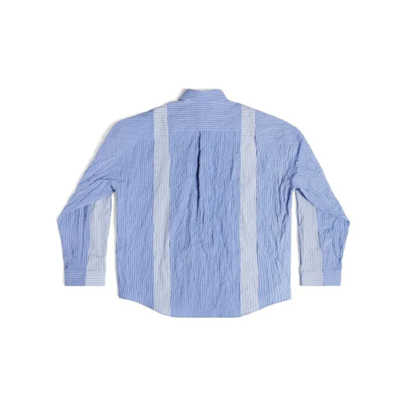 Balenciaga Shirts Unisex Blue-1