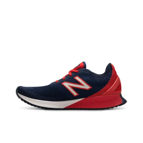 New Balance NB FuelCell Echo Cushioning Low-Top Running kids shoes Men's Blue Red D-Width
