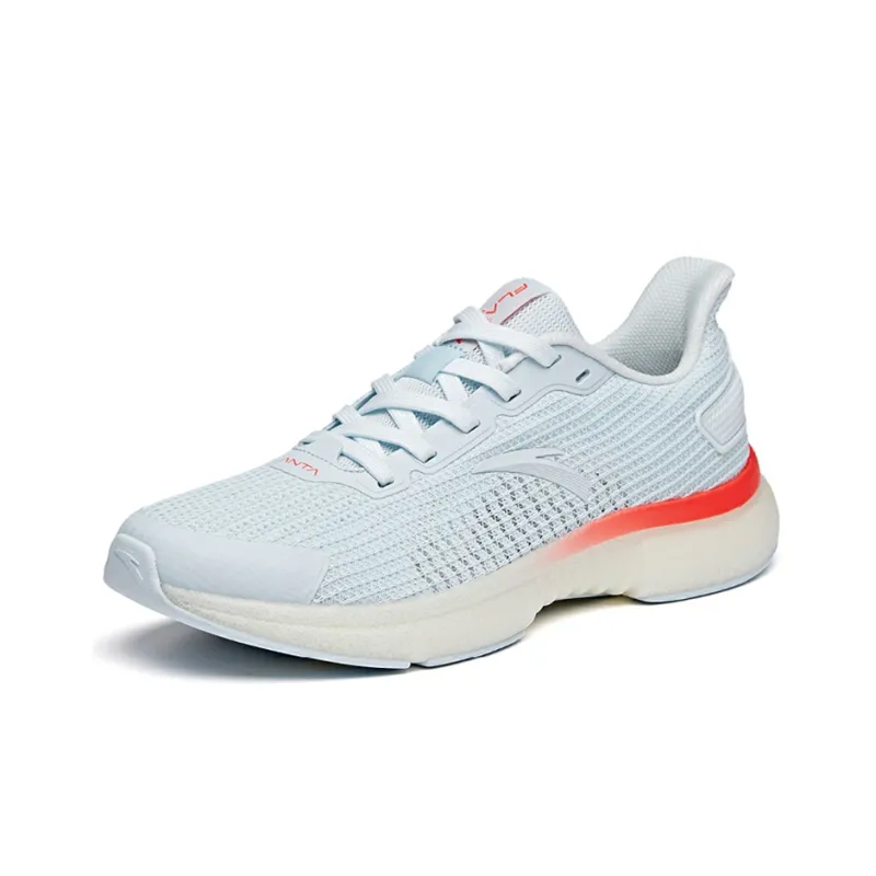 Anta Cushioning Anti-Slip And Wear-Resistant Lightweight Rebound Low-Top Running Shoes Men's Light Dusty Gray-2