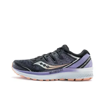 Saucony Guide Iso2 Running Shoes Women's Low-Top Black Purple