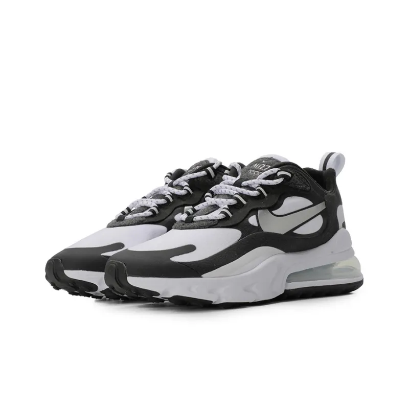 Nike Air Max 270 React 'White Metallic Silver' Women's-2