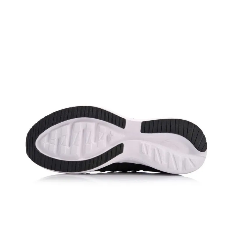 LiNing Speed Star Cushioning, Breathable, Lightweight Low Top Running Shoes Unisex Black White-4