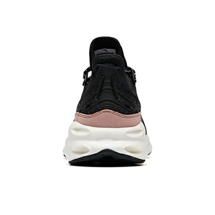 ANTA Running Shoes Women's Low-Top Black/Gold-4