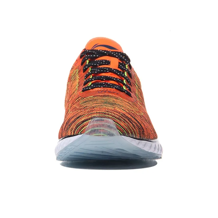 LiNing Cloud 4 Cushioned Anti-Slip Wear-Resistant Breathable Lightweight Low-Top Running Shoes Unisex Orange-3