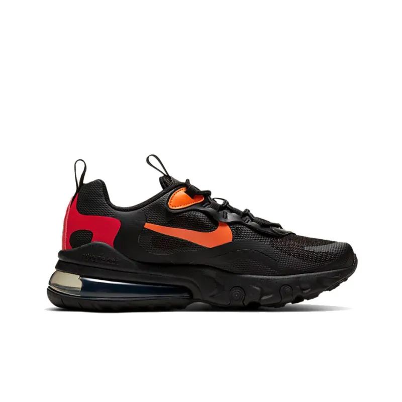 Nike Air Max 270 React Black Magma Orange GS-1