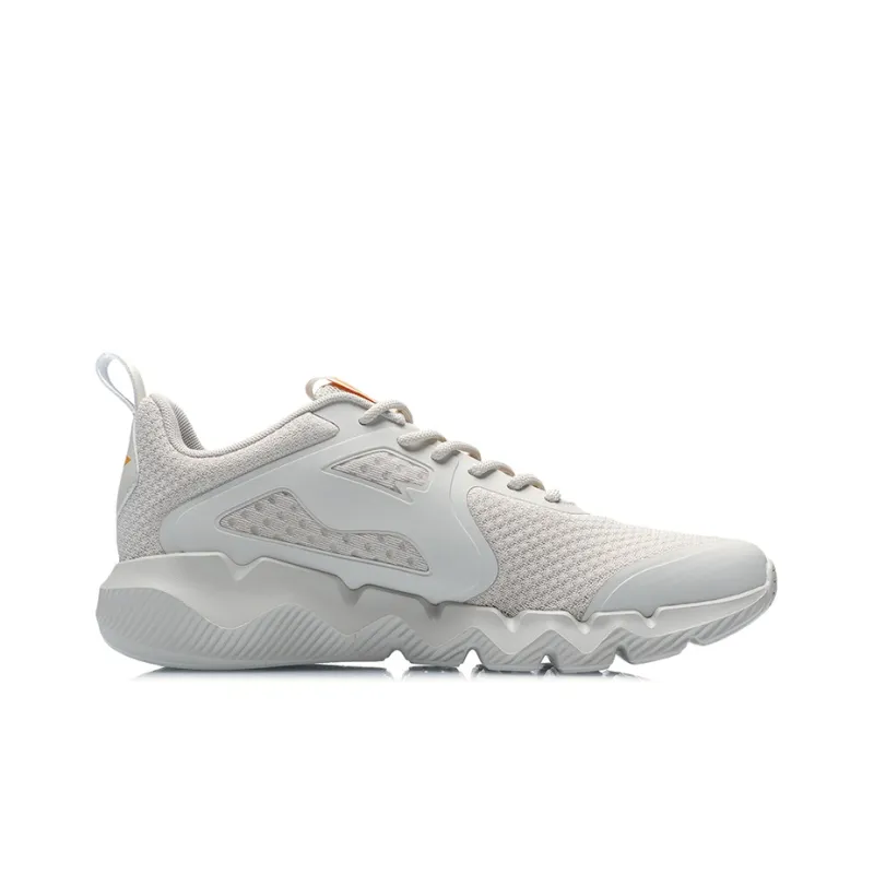 LiNing Shock Absorbers Low Top Running Shoes Unisex Pearl White-1