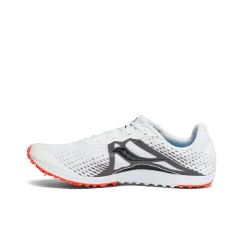 Saucony Kilkenny XC8 Spike Low Top Running Shoes Men's White Red