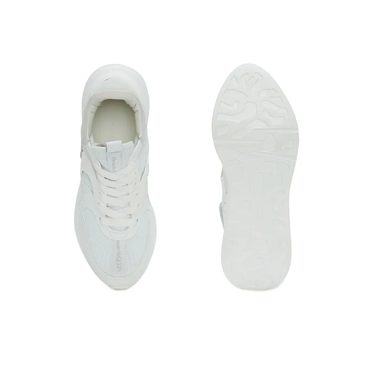 Alexander McQueen Oversized Runner White Silver-3