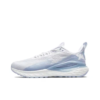 XTEP Dynamic Foam Anti Slip And Wear Resistant Breathable Low Top Running Shoes Men's White Blue