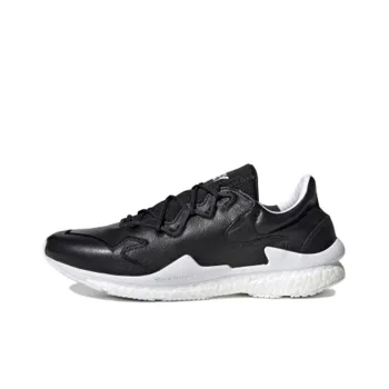 Y 3 Adizero Runner Leather Black White
