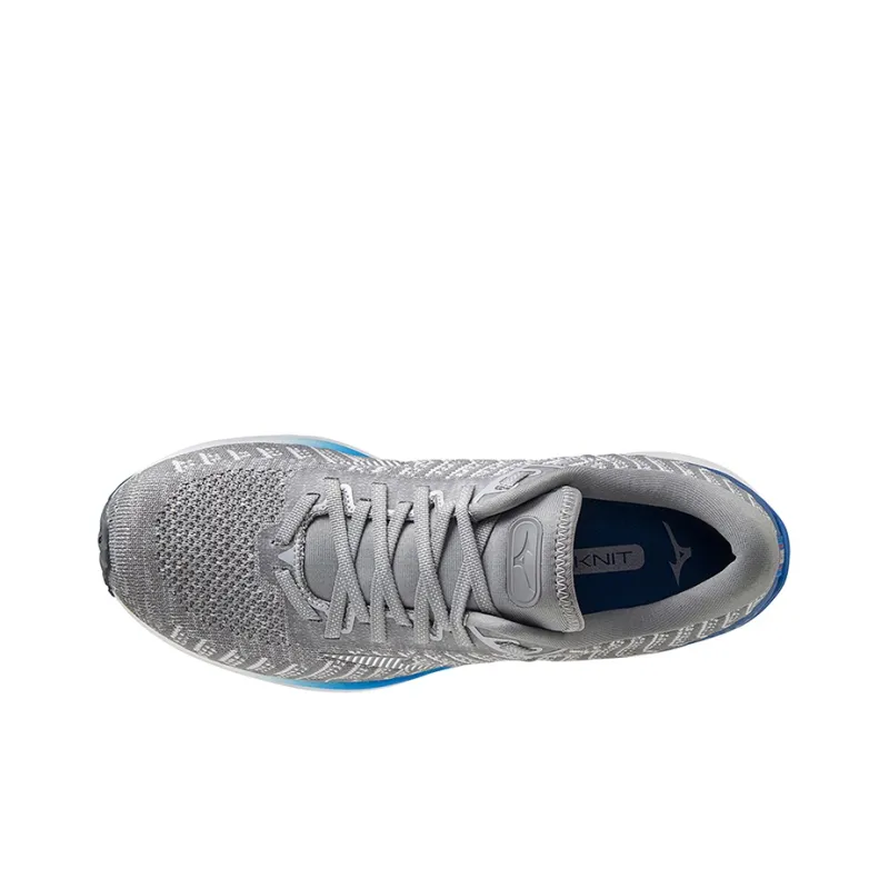 Mizuno Wave Rider 24 Waveknit 'Grey Blue'-2