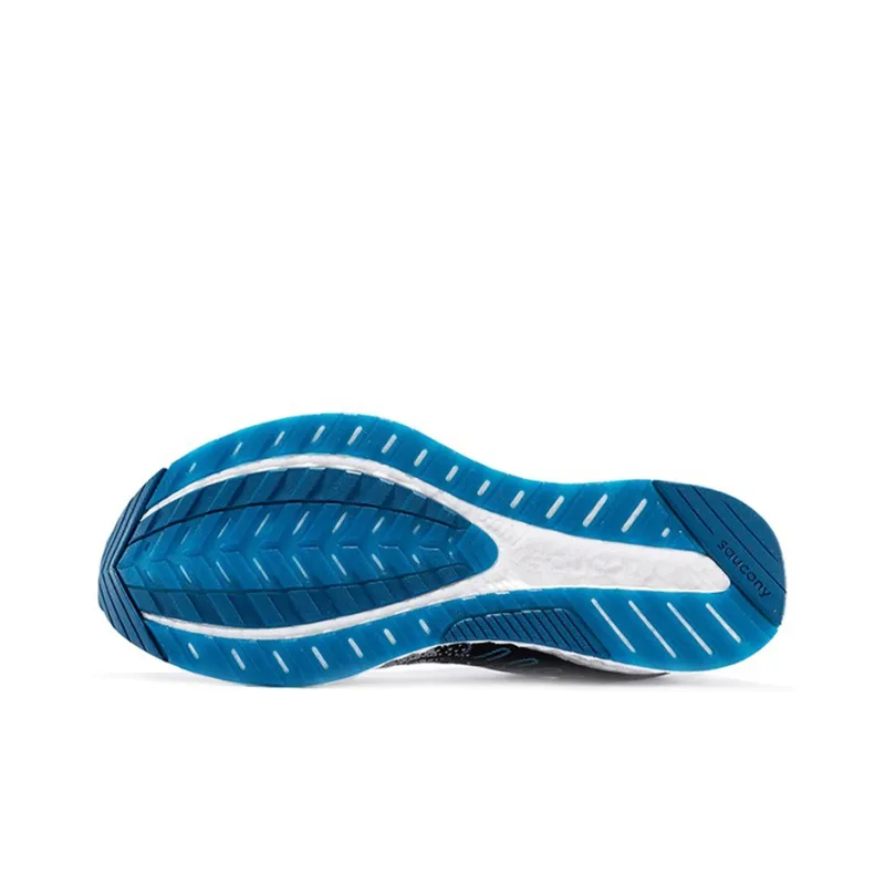 Saucony Freedom 3 Low-Top Running Shoes Men's Gray Blue Purple-4