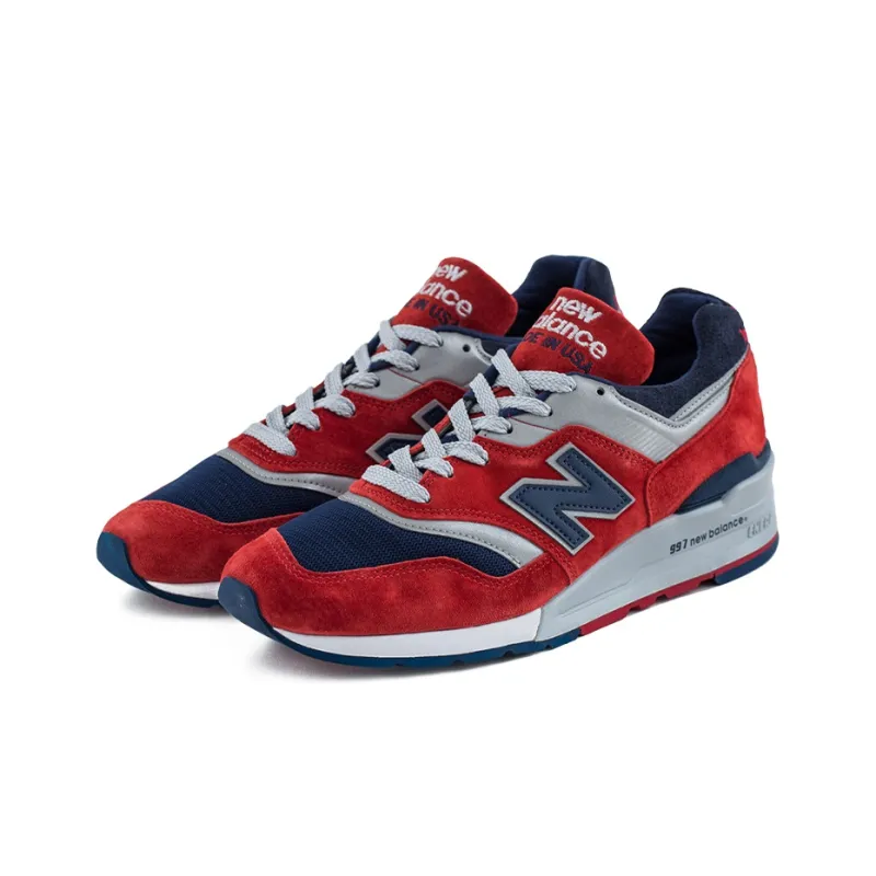 New Balance 997 Connoisseur Ski Red-2