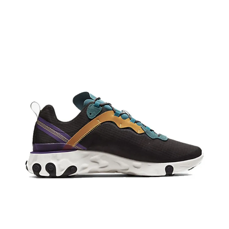 Nike React Element 55 Prm Black Mineral Cyan-1