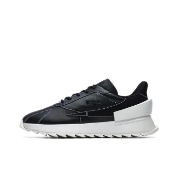 FILA FUSION Cushioning Anti Slip And Wear Resistant Low Top Running Shoes Women's Black