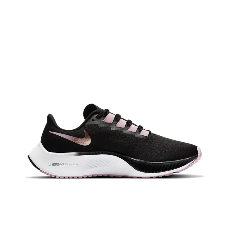 Nike Air Zoom Pegasus 37 Black Light Arctic Pink Women's-1
