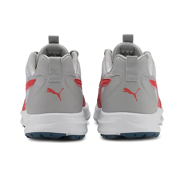 PUMA Escalate Cushioned Wear-Resistant Lightweight Low-Top Running Shoes Men's Gray Red-4