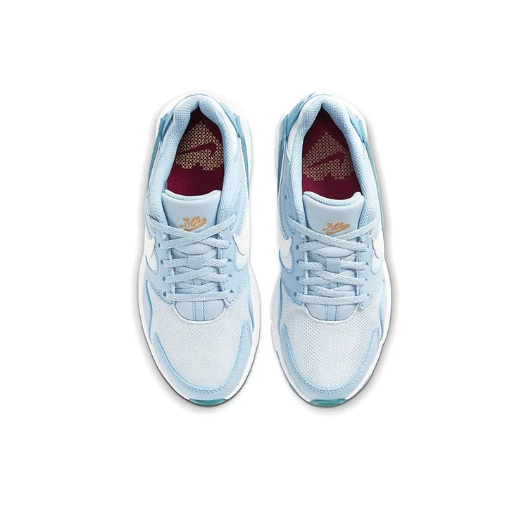 Nike LD Victory Anti Slip Wear Resistant Low Top Kids' Running Shoes Blue/White Teenagers-3