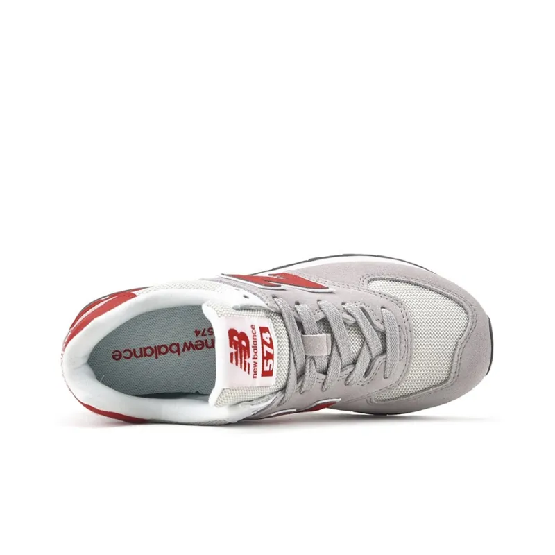 New Balance 574 Series Of Grey Red Women's-2