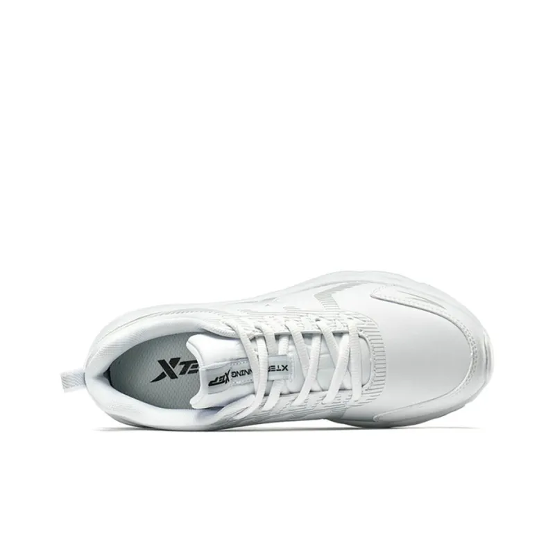 XTEP Blade Shock Absorbers With Slip Resistant And Abrasion Resistant Properties Low Top Running Shoes Women's White-2