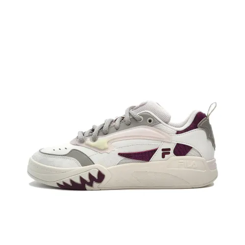 FILA FUSION Desperado Low Top Skate Shoes 'White Grey Red' Women's
