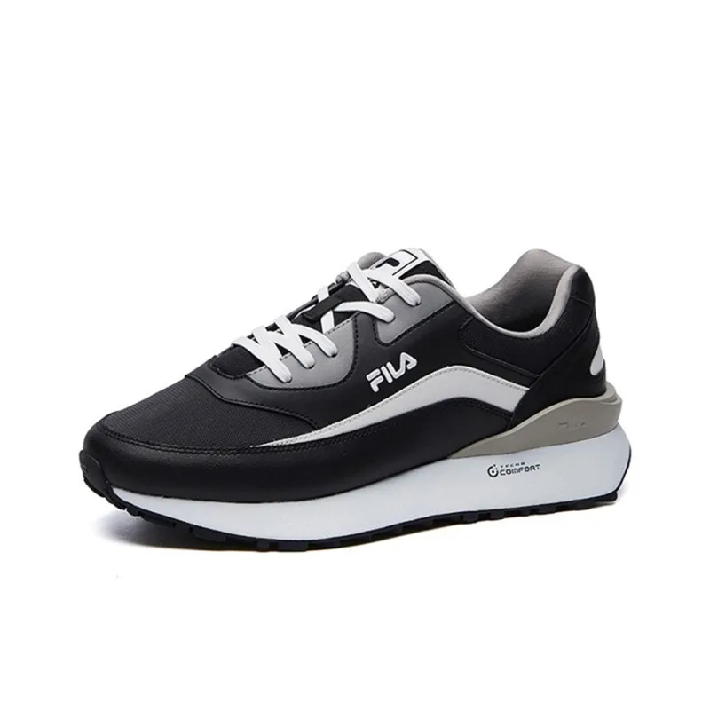 FILA Jogger Low Top Running Shoes Men's Black Gray-1