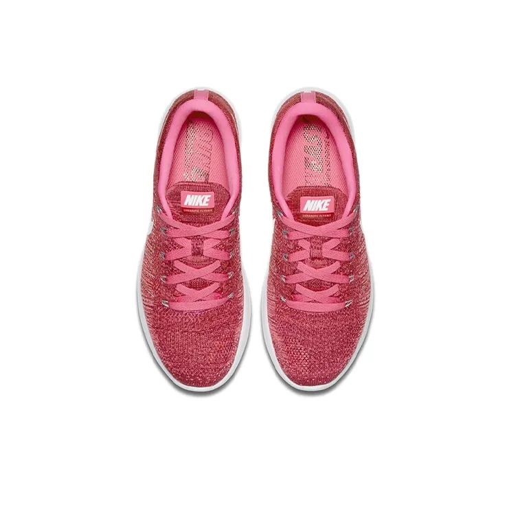 Nike LunarEpic Low Flyknit Pink/White Women's-3