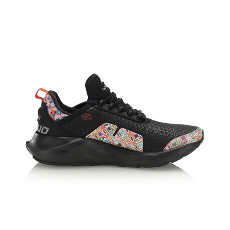 LiNing Cloud 6 Cushioning Low Top Running Shoes Women's Black-1
