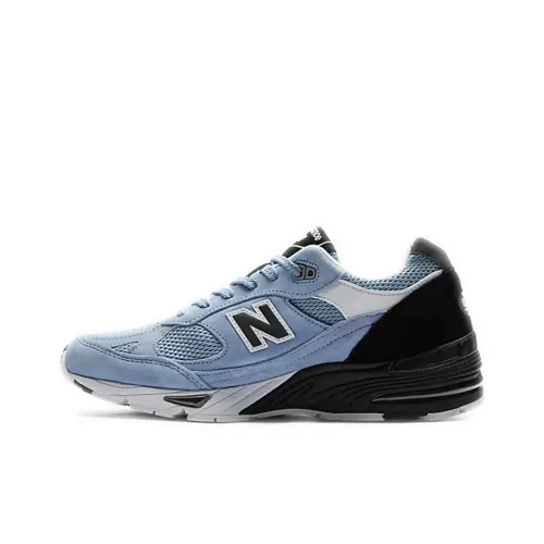 New Balance NB 991 Running Shoes Men Low-Top Black Blue