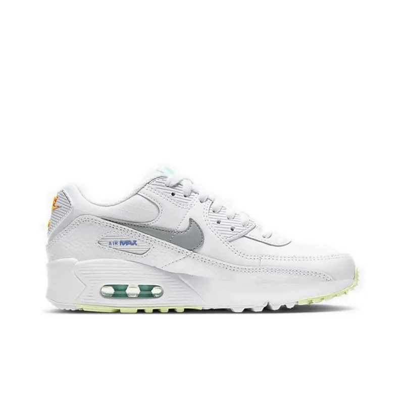 Nike Air Max 90 White Laser Orange Aurora GS-1