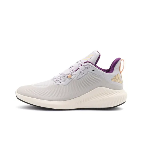 Adidas AlphaBounce Running Shoes Unisex Low-Top Gray/Brown