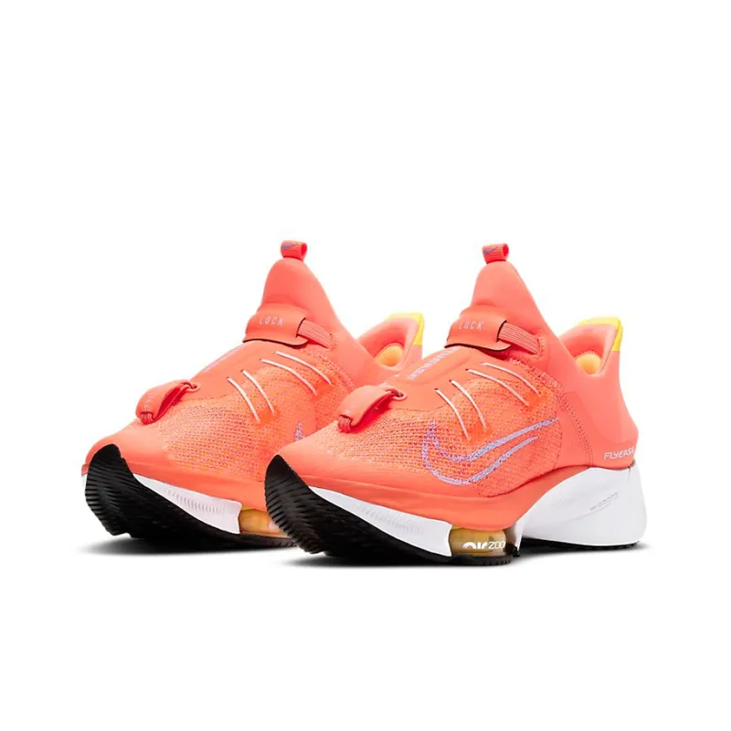 Nike Air Zoom Tempo Next% Cushioning Wear-Resistant Low-Top Running Shoes Women's Orange-2
