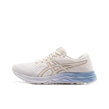 Asics Gel Excite 7 Slip Resistant, Abrasion Resistant, Breathable Low Top Running Shoes Women's White Blue