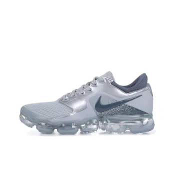 Nike AIR VAPORMAX Anti-Slip Wear-Resistant Low-Top Marathon Running Shoes GS Wolf Gray
