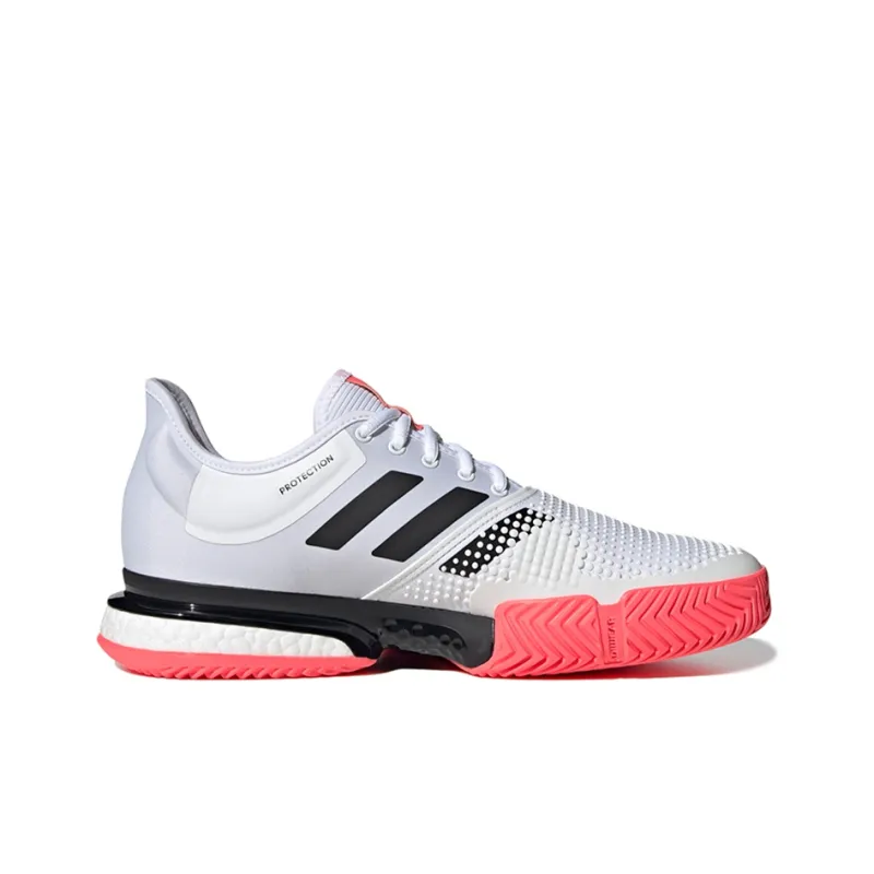 Adidas SoleCourt 'White Signal Pink'-1