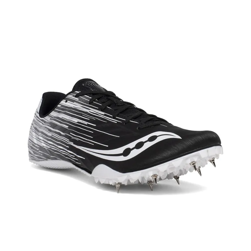 Saucony Spitfire 5 Spitfire 5 Low Top Running Shoes Men's Black White-2