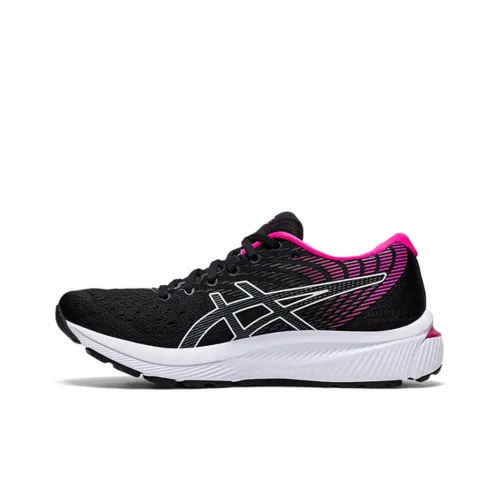 Asics Women's Gel Cumulus 22 D Wide 'Black Pink Glo'