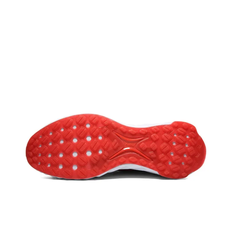 PEAK Taichi 1.0Plus 'Fu You' Durable Breathable Low Top Running Shoes Unisex Red Yellow-5