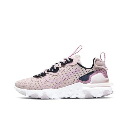 Nike React Vision Running Shoes Women's Low-Top Gray/Pink/White