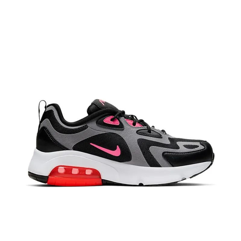 Nike Air Max 200 Black Hot Punch GS-1