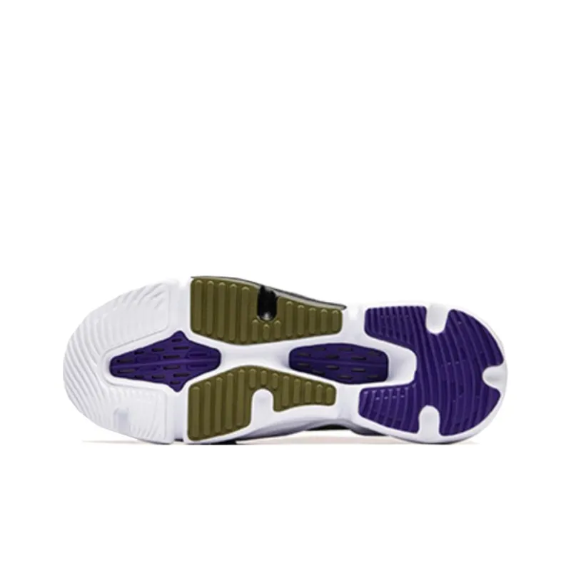 Anta Shock Absorbers Slip Resistant, Abrasion Resistant, Breathable Low Top Running Shoes Men's Green White Black-4