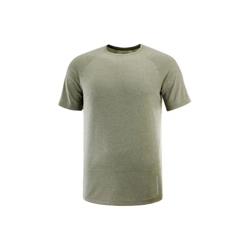 SALOMON T-Shirts Men Grape Leaf Green