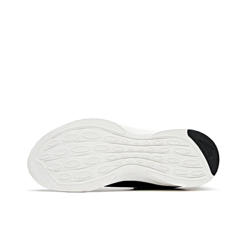 Anta Hydrogen Run Low Top Running Shoes Women's Black White-4