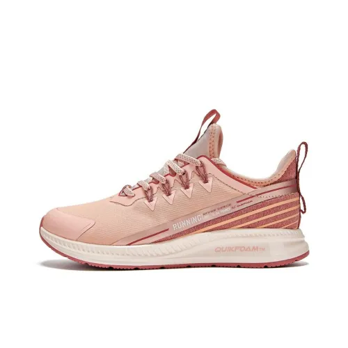 361° Rain Screen Running Shoes Women's Low-Top Pink