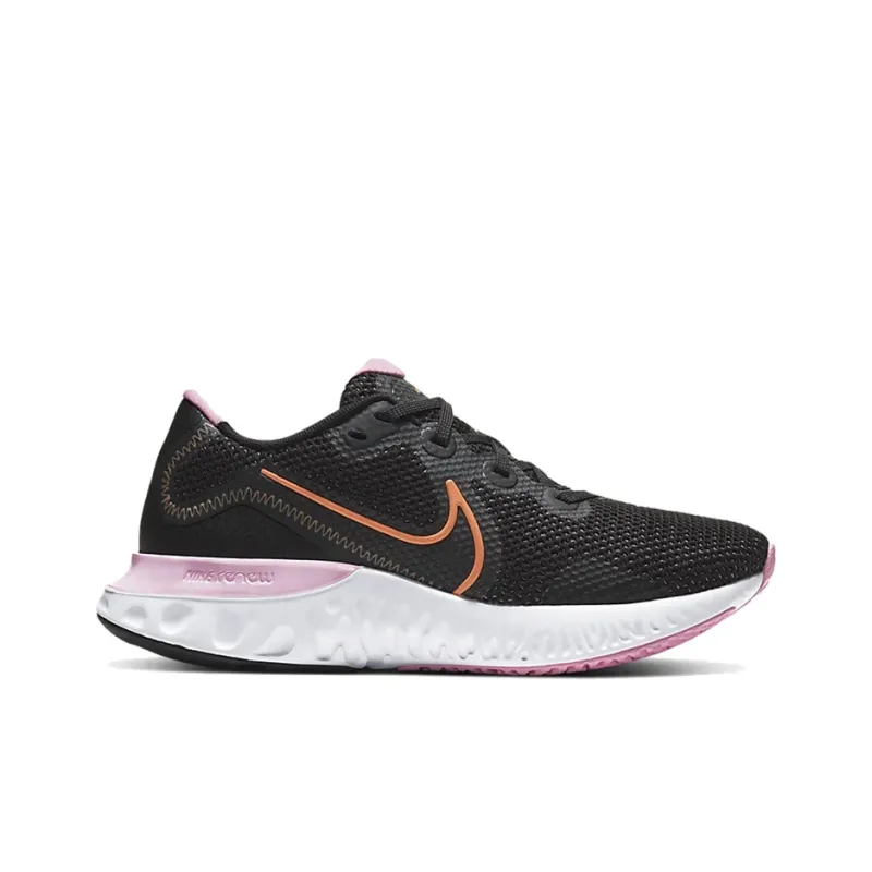 Nike Renew Run Black White Pink Women's-1