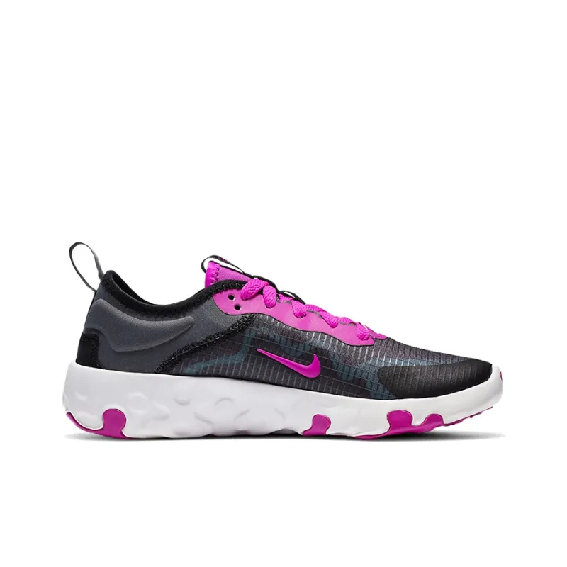Nike Renew Lucent Anti-Slip Wear-Resistant Lightweight Breathable Low-Top Running Shoes GS Black Purple-1